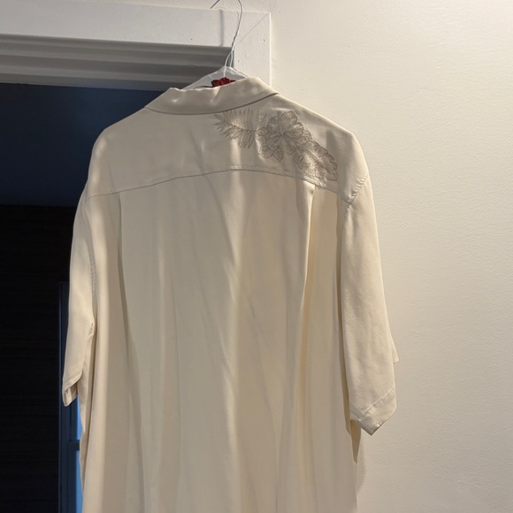 Tommy Bahama Cream Floral Button Down Shirt - Picture 4 of 5